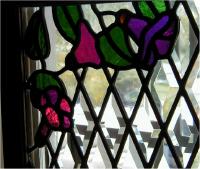Morning Glory Stained Glass Panel by MIke Garner